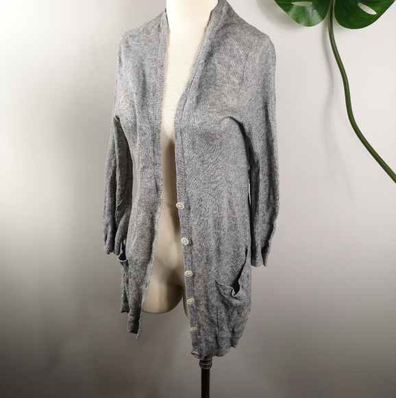 INHABIT wool blend cardigan - Picture 2 of 6